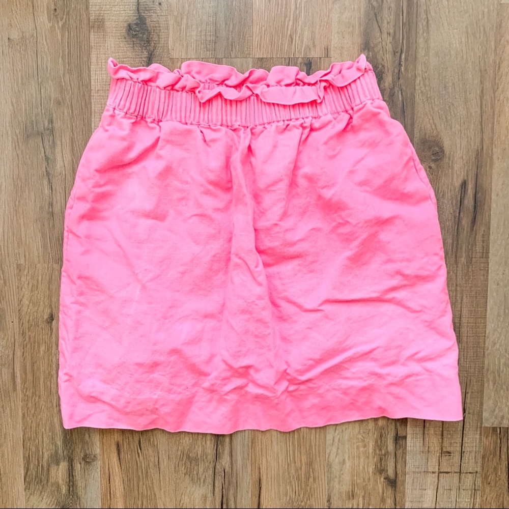 Hot Pink JCrew high waisted skirt